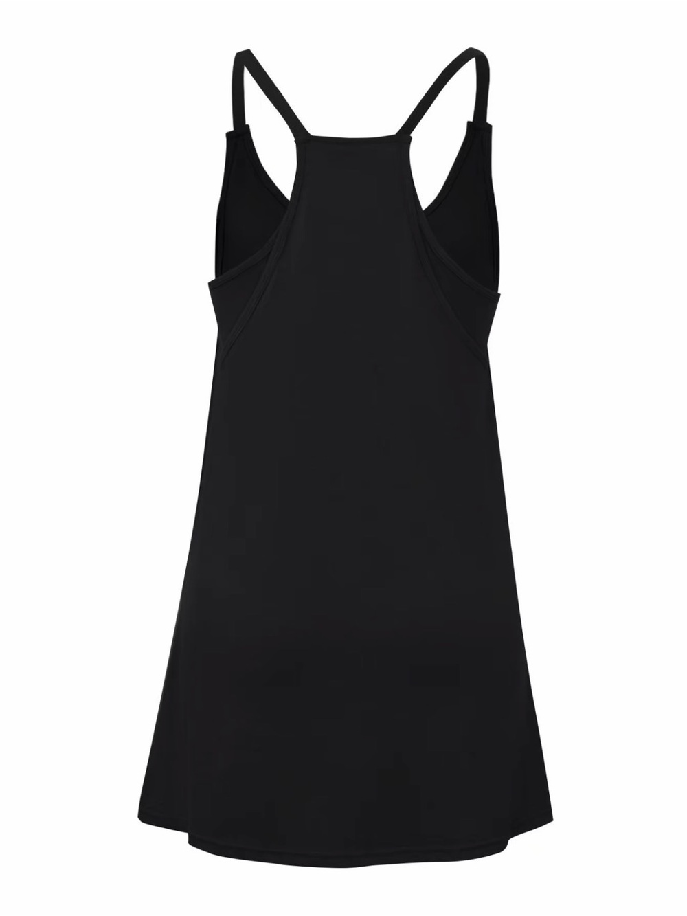 Romper Dress Tank with Built-In Shorts - Black New Boutique - Picture 5 of 7